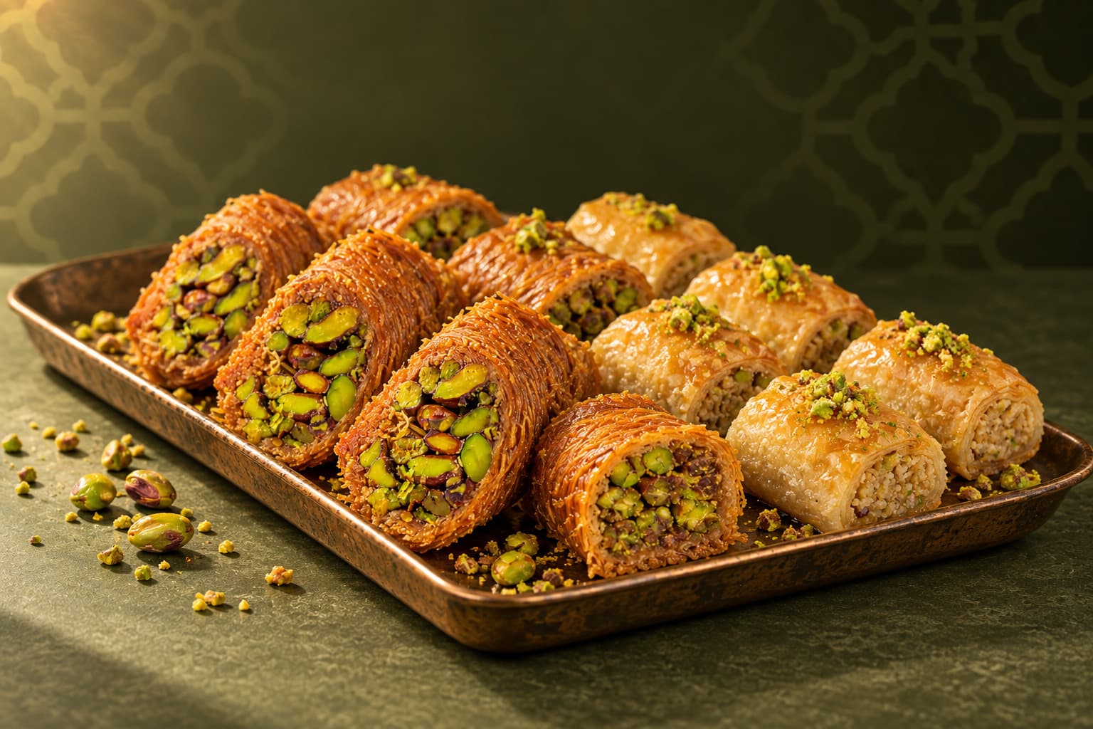 Scored by hand: the cut that makes baklava